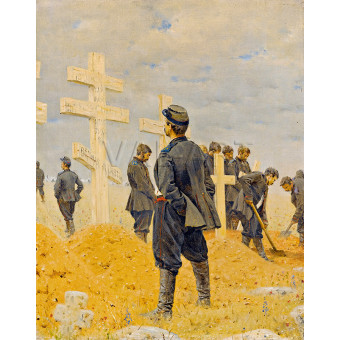 РЕПРОДУКЦИИ НА КАРТИНИ Падналите герои (1878)